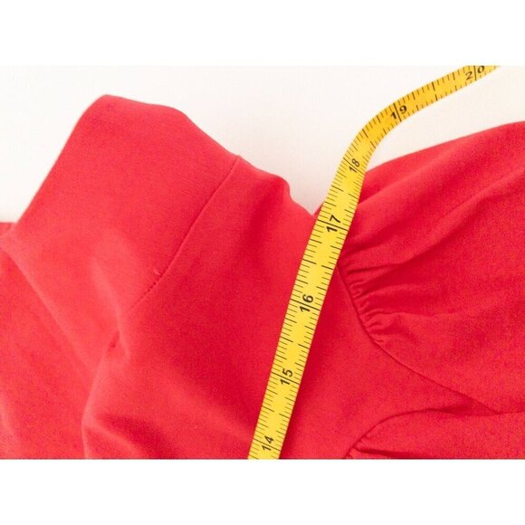 Anthropologie Maeve Sleeveless High-Neck Back-Bow Mini Dress In medium pink - Picture 8 of 10